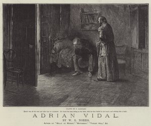 Adrian Vidal, by W E Norris by Frederick Barnard